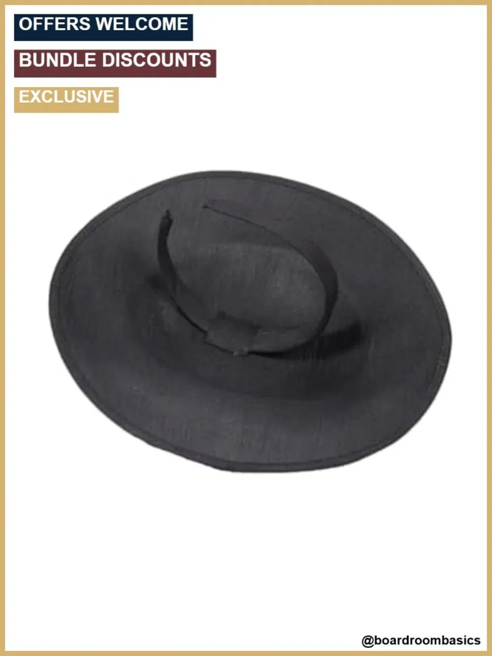 Elegant Wide Brim Derby Hat for Women - Adjustable Church Tea Party Fascinator